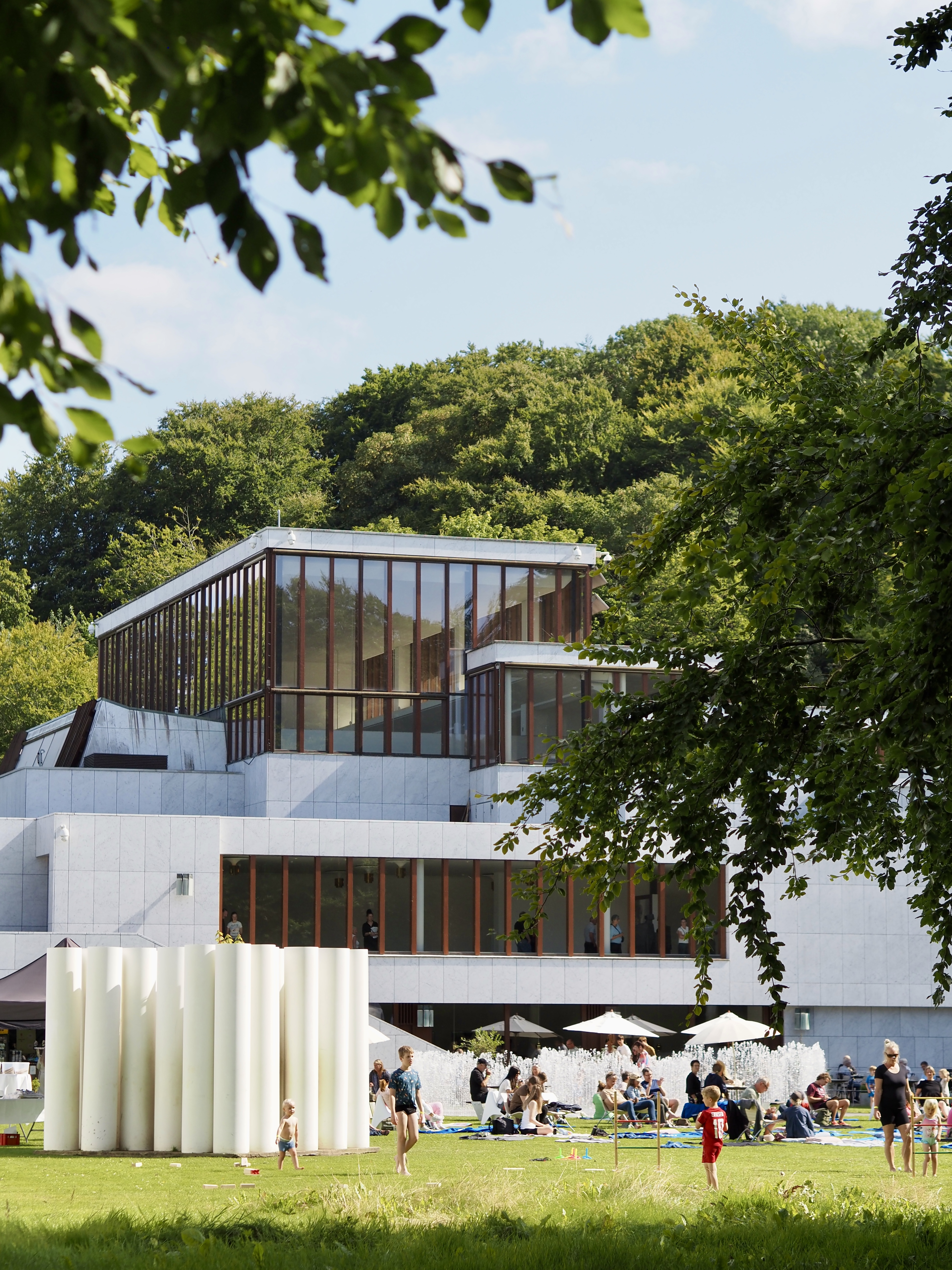 Museum park with activities at Kunsten Museum of Modern Art Aalborg