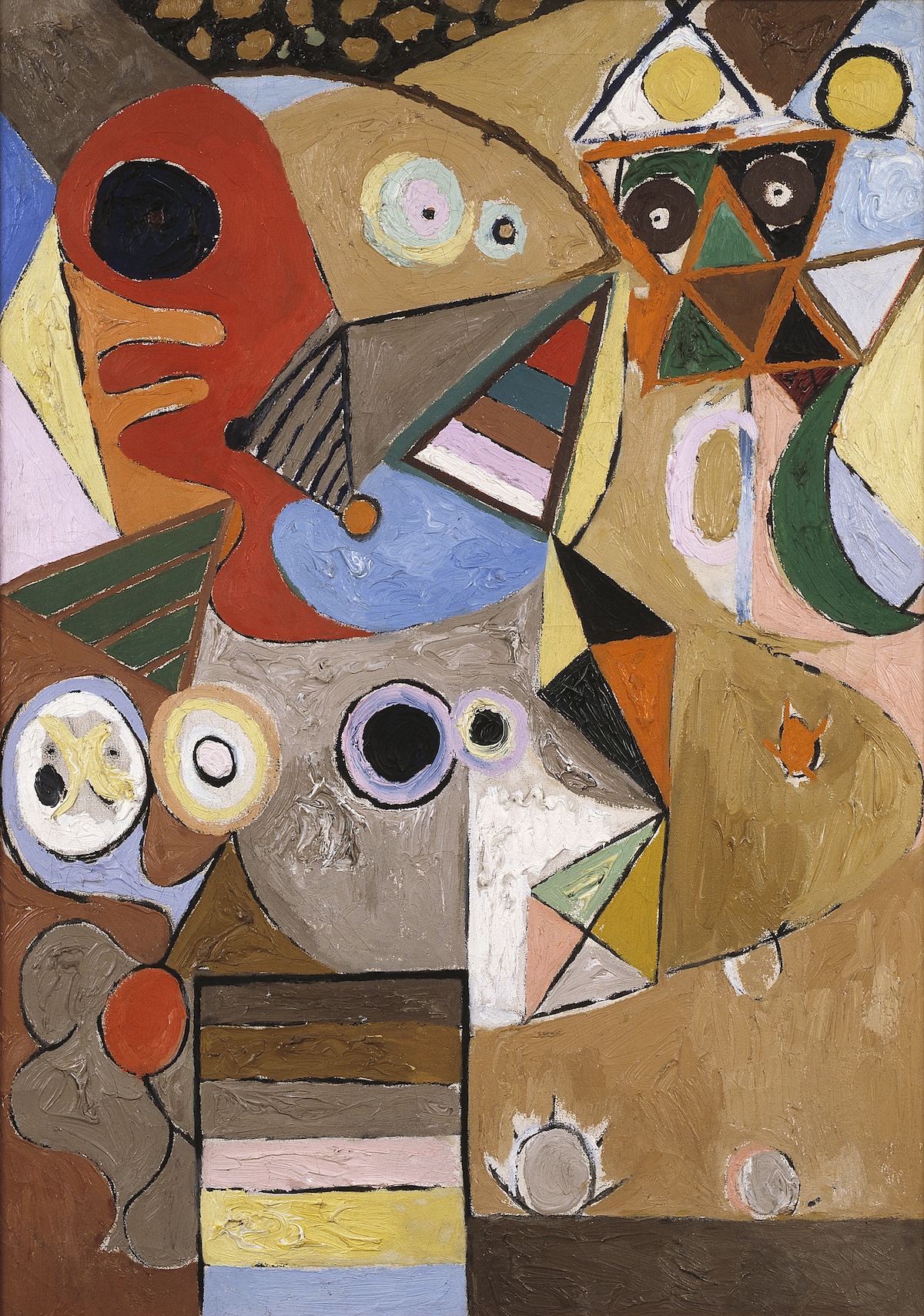 Ejler Bille Figurer i magisk landskab (1939)