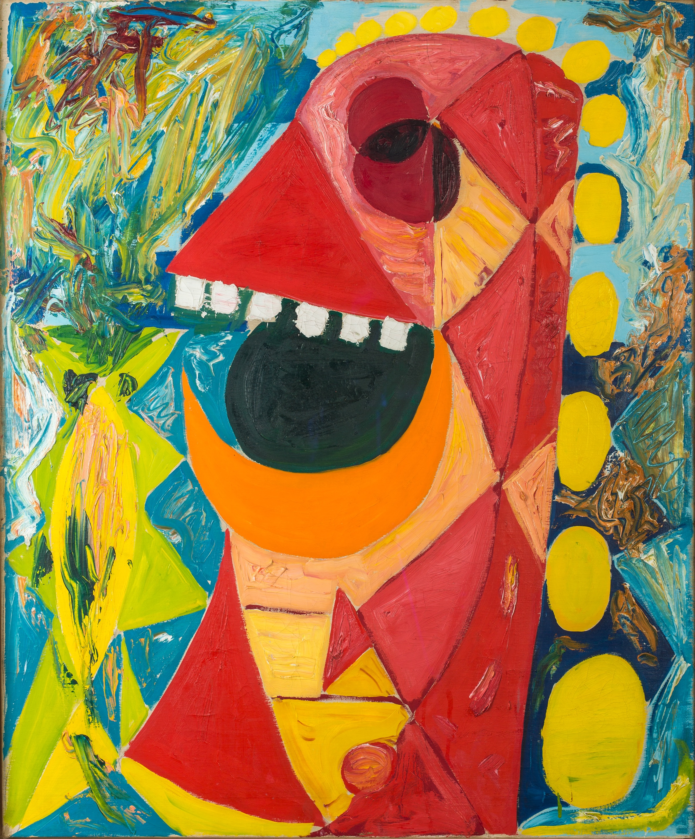 Egill Jacobsen Rødt objekt I (1938)