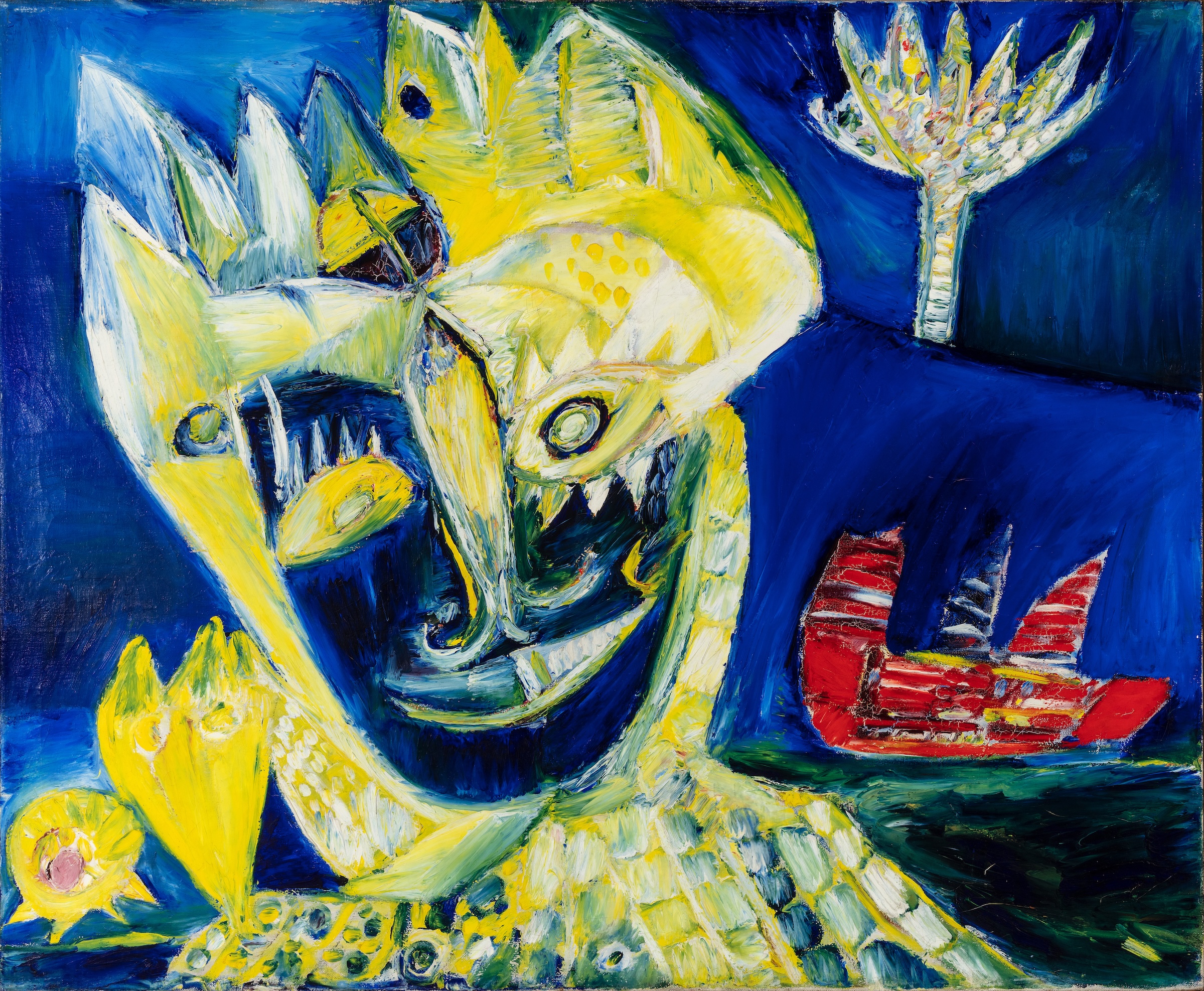 Carl-Henning Pedersen Det røde skib