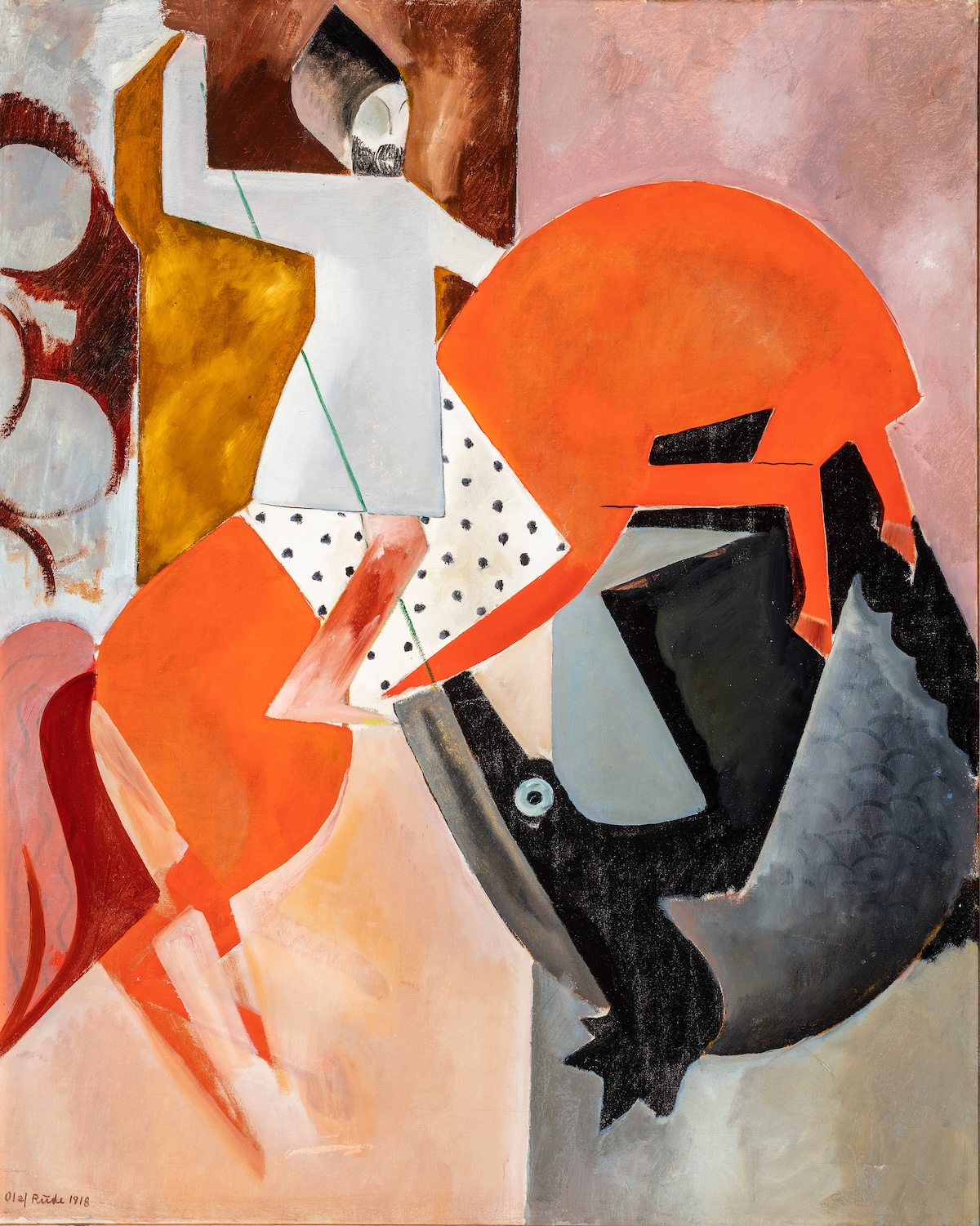 Olaf Rude Sankt Georg og dragen (1918)