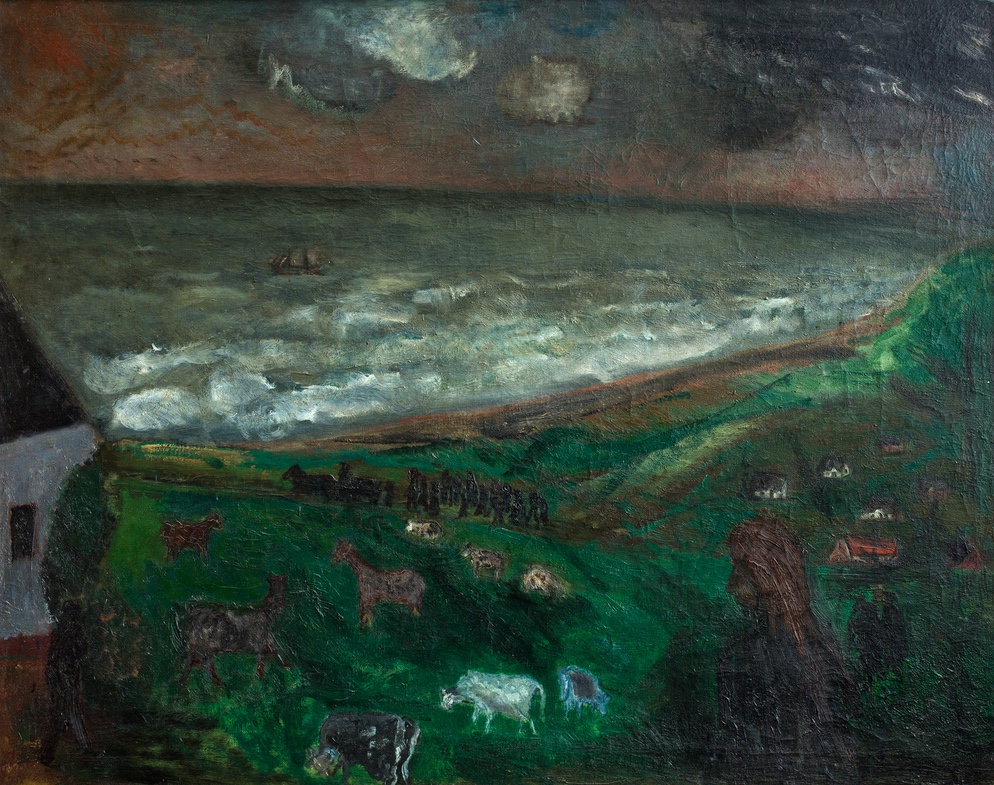 Jens Søndergaard Grå dag ved Vesterhavet