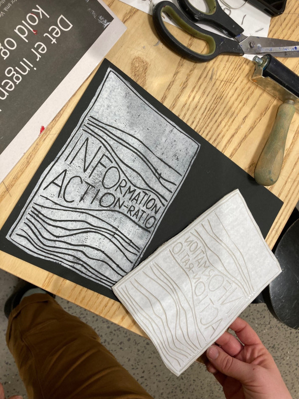 Foto fra Linoleumstrykkeri