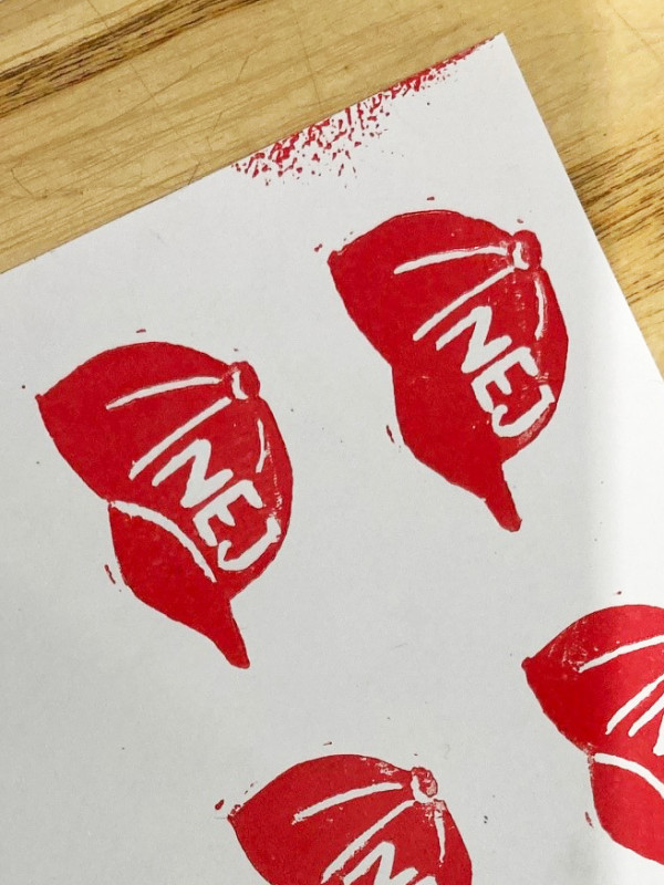 Foto fra Linoleumstrykkeri