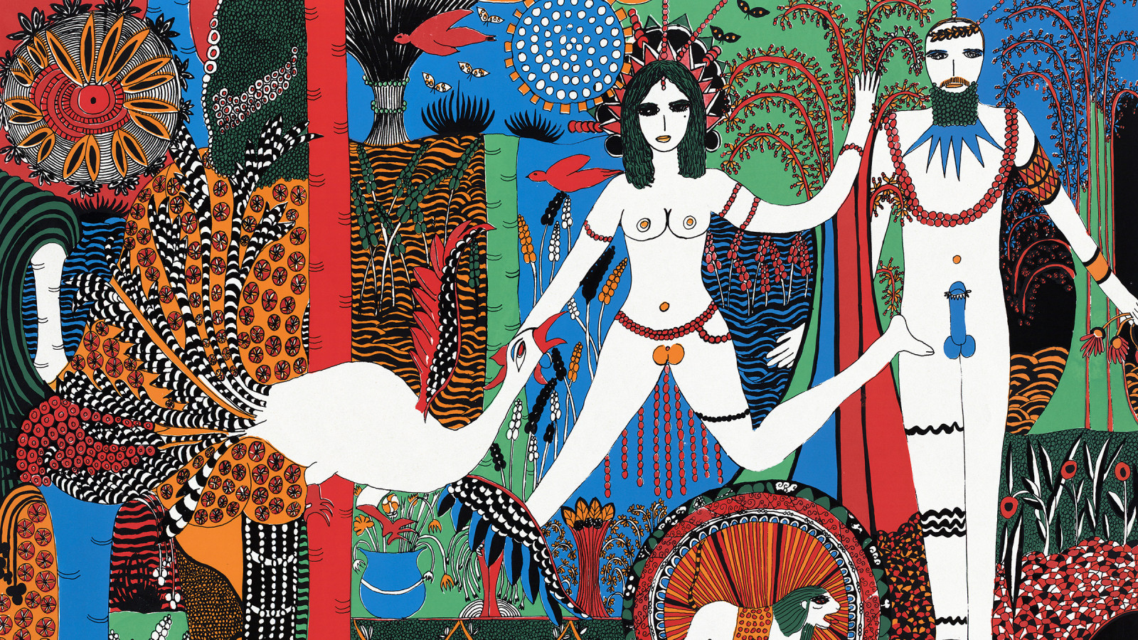 Dorothy Iannone: Flora and Fauna, 1973.