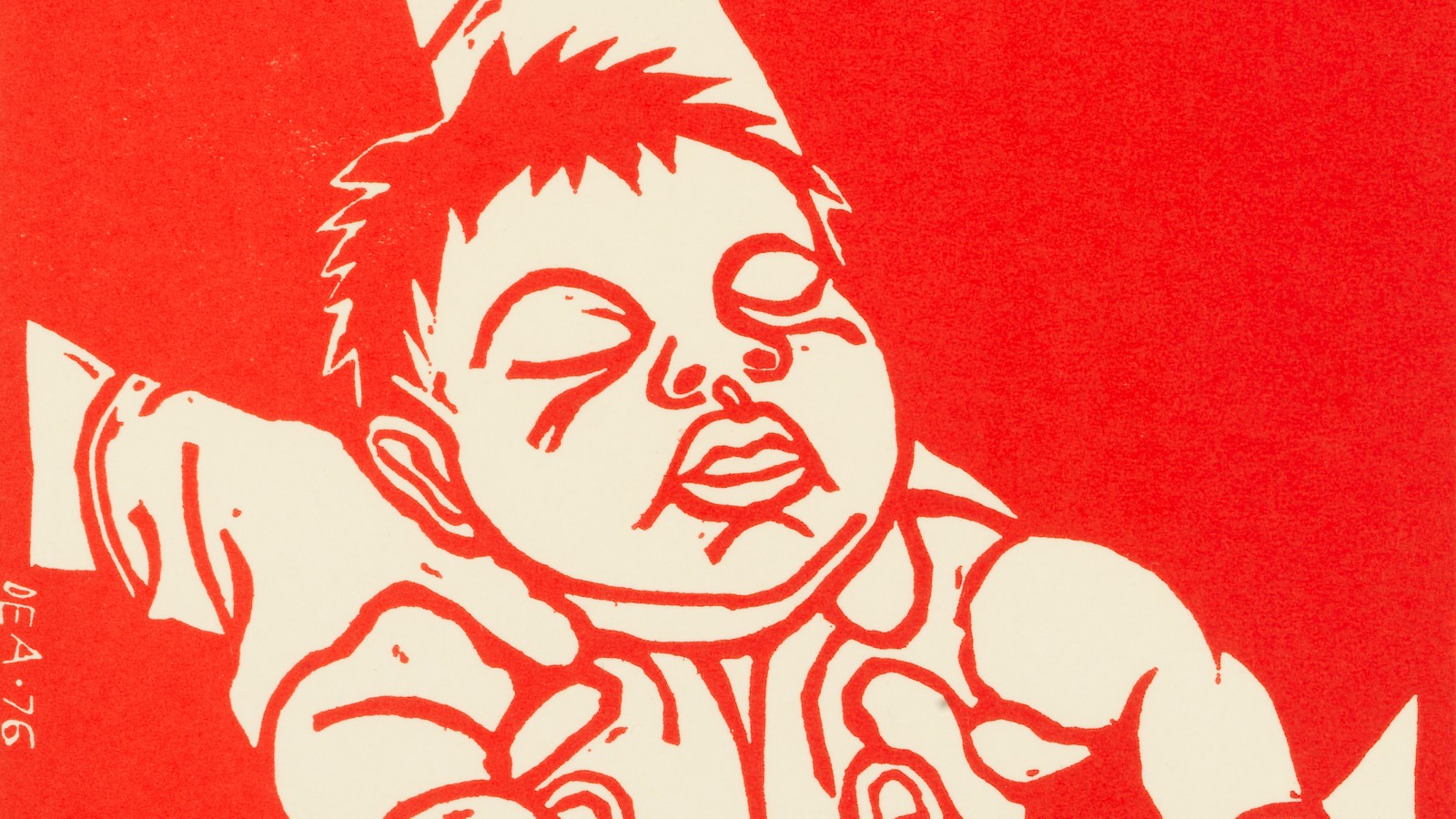 Dea Trier Mørch - Barn spadserer til sin moder