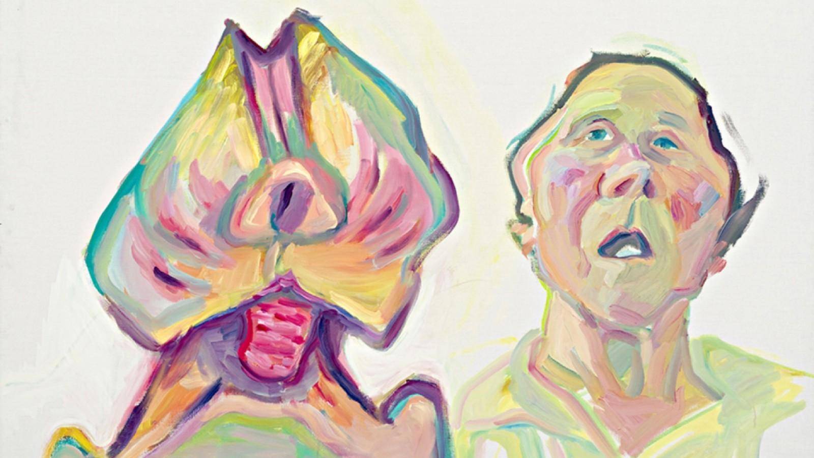 Maleri af Maria Lassnig